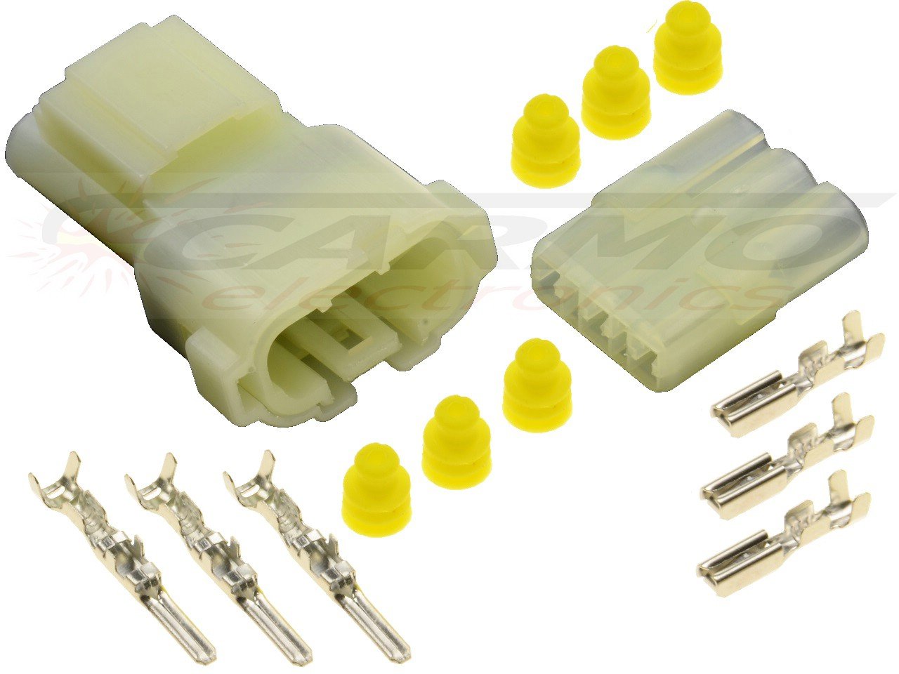 3 pole seal automotive connector set (HM090) - Click Image to Close