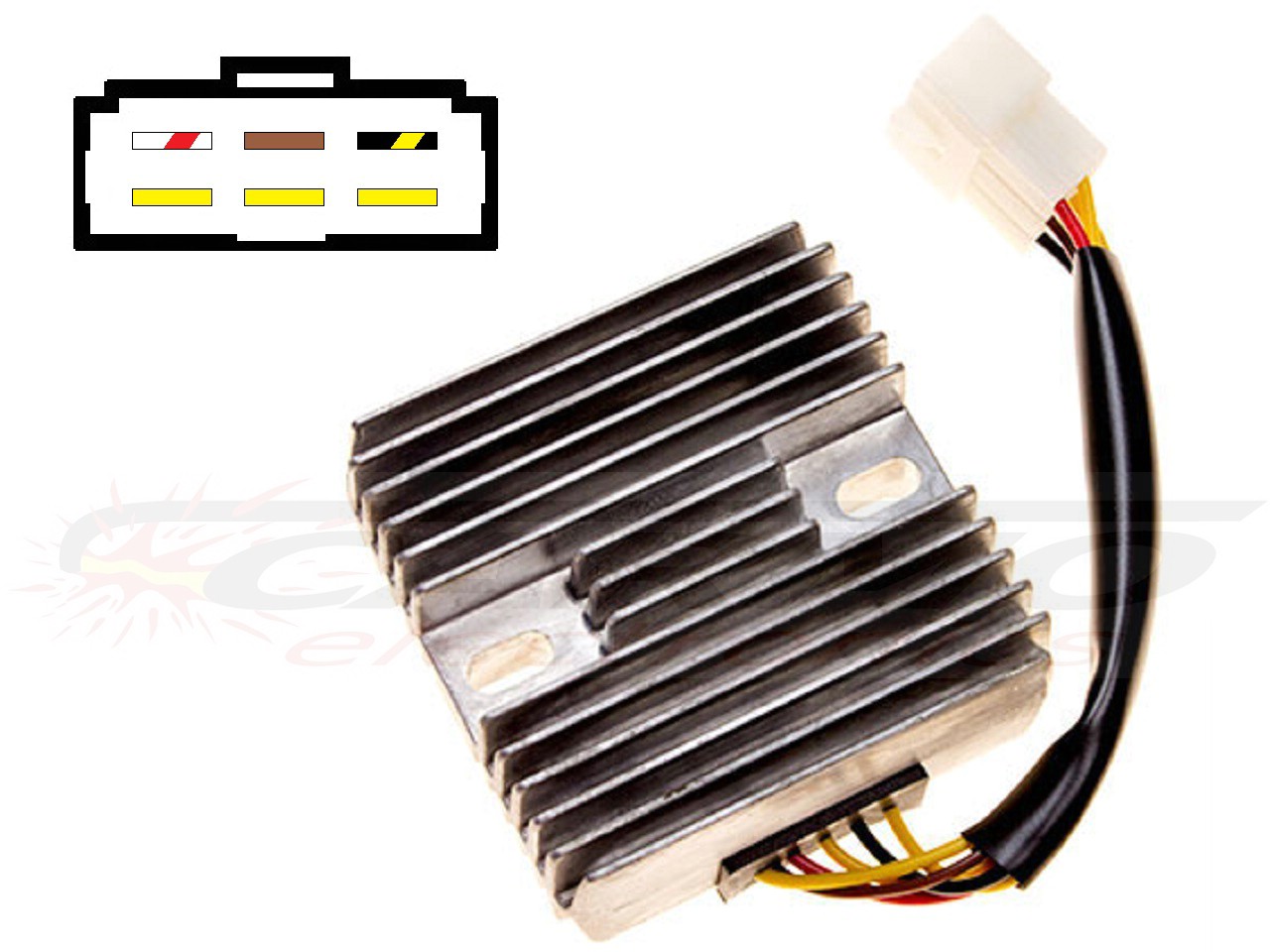 CARR204-ER5 Kawasaki Zephyr ER5 MOSFET Voltage regulator rectifier - Click Image to Close