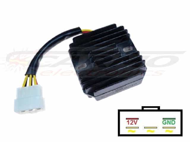 CARR261 - Kawasaki Yamaha MOSFET Voltage regulator rectifier - Click Image to Close