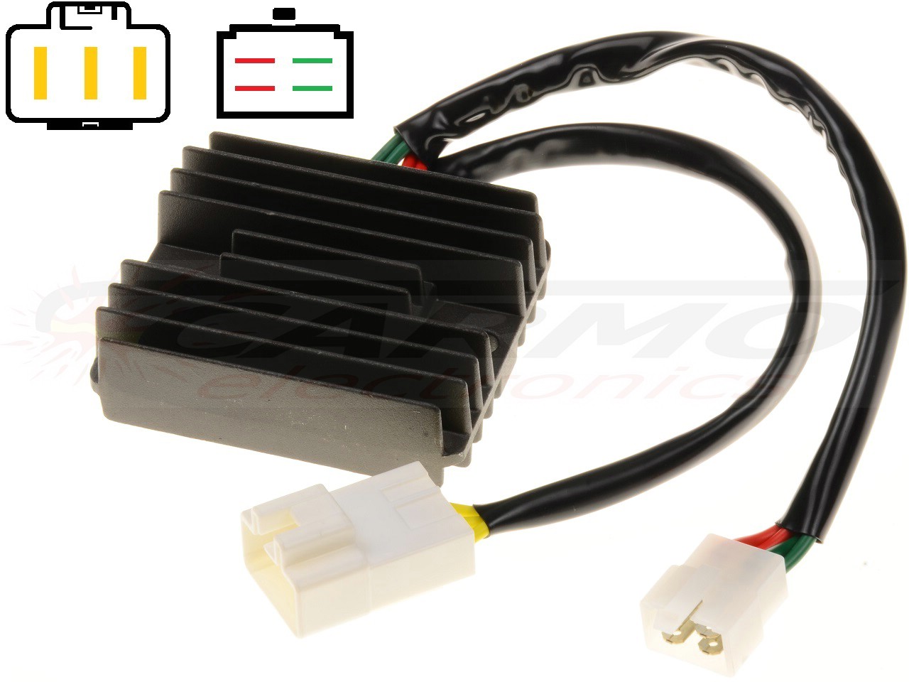 CARR434MG Moto Guzzi Vespa Piagio MOSFET Voltage regulator rectifier - Click Image to Close