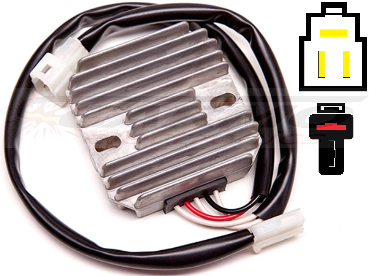 CARR961 Kawasaki KLX250 KLX300 MOSFET Voltage regulator rectifier - Click Image to Close