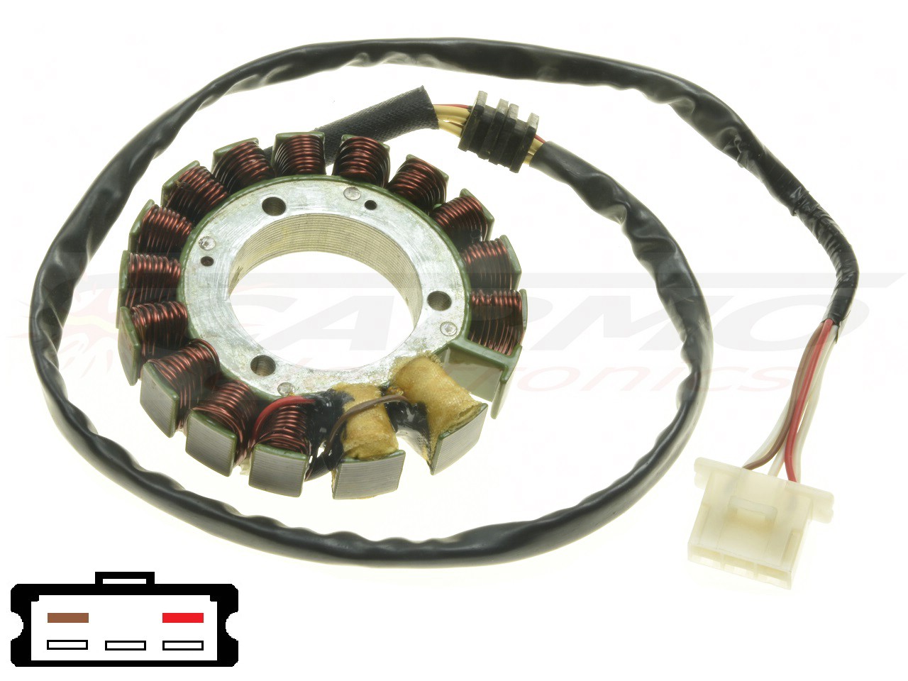 Kawasaki KLR650 Stator - CARESG4511 - Click Image to Close