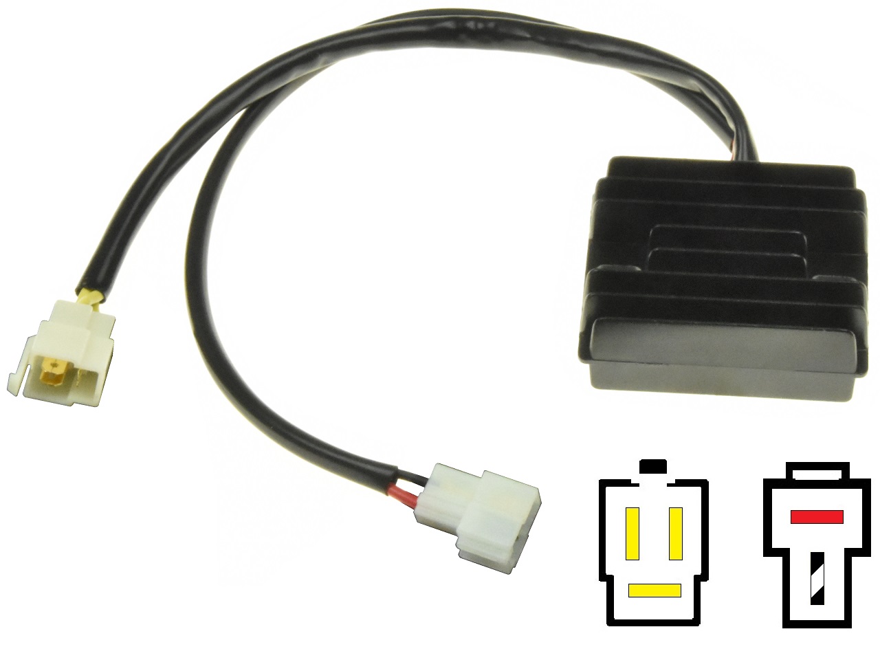 CARR201-DR - Suzuki DR125 DR200 RG125 MOSFET voltage regulator rectifier (SH553B-13, 08D10) - Click Image to Close