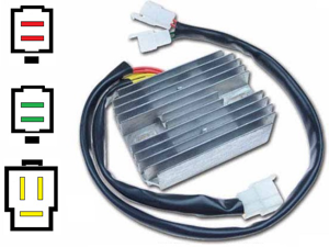 CARR121LI - Honda VT MOSFET Voltage regulator rectifier (SH541A-12, SH541G-11, SH541KC, Shindengen)